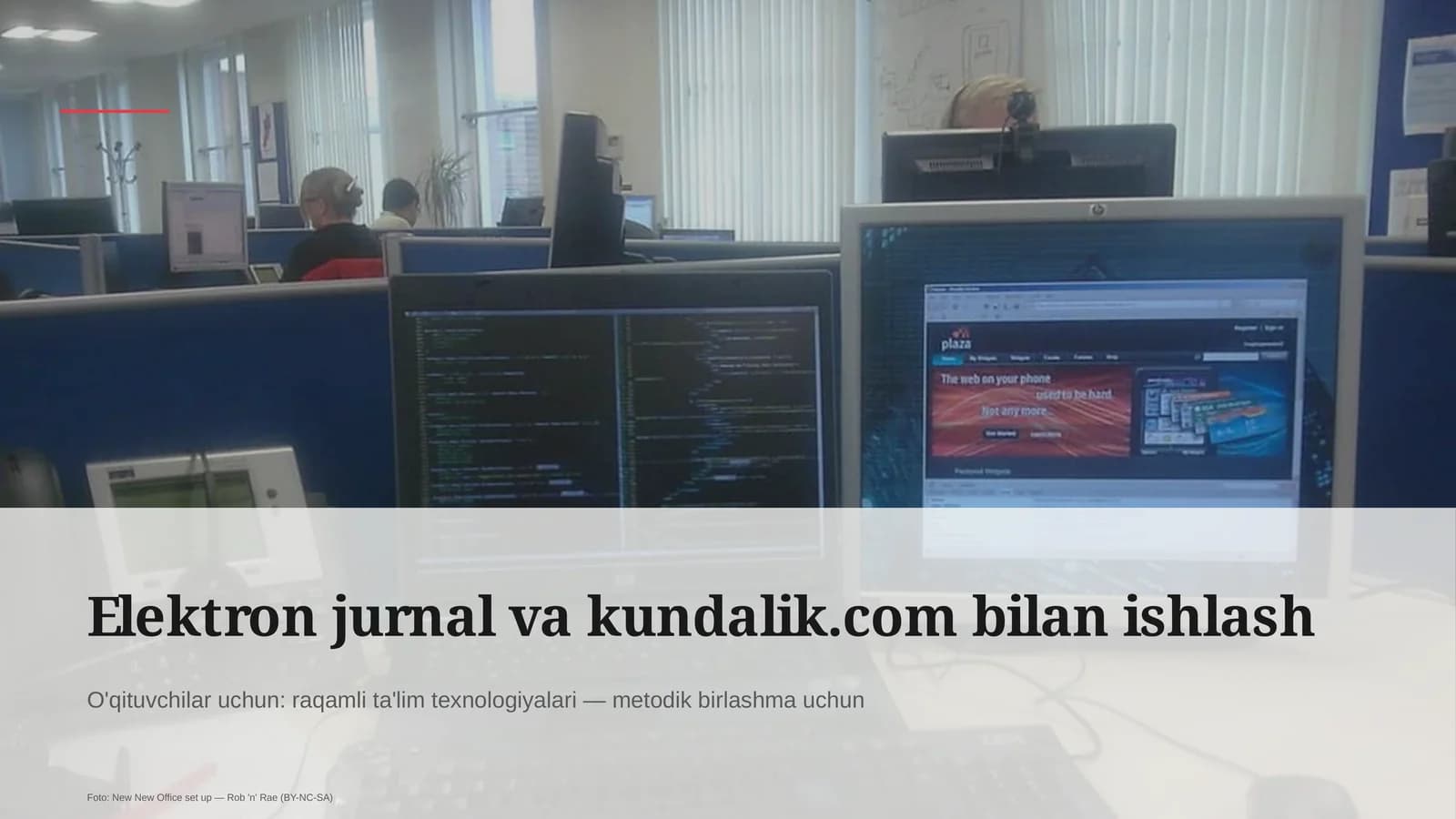 Elektron jurnal va kundalik.com bilan ishlash