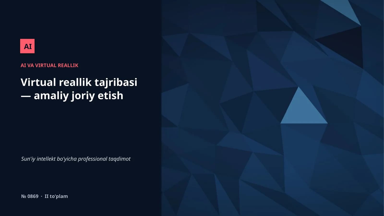 Virtual reallik tajribasi