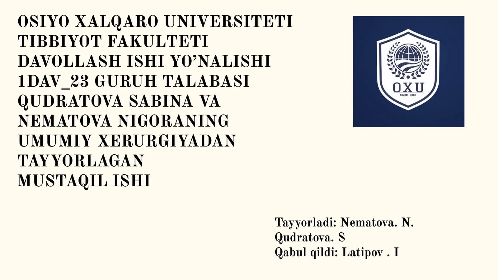 Qandli diabet va uning patofizologiyasi