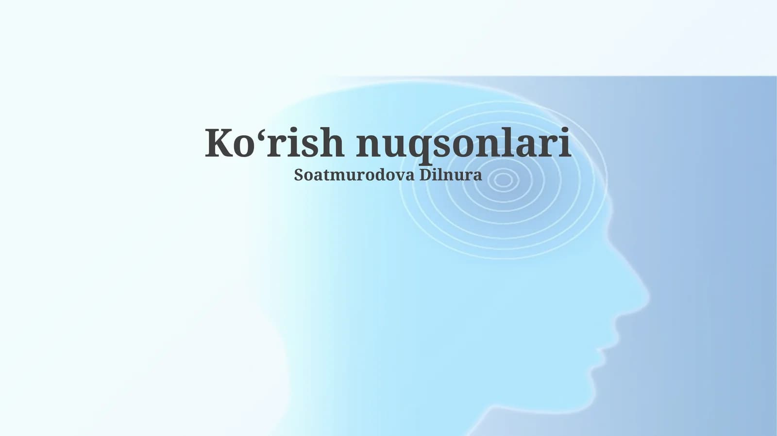 Koʻrish nuqsonlari