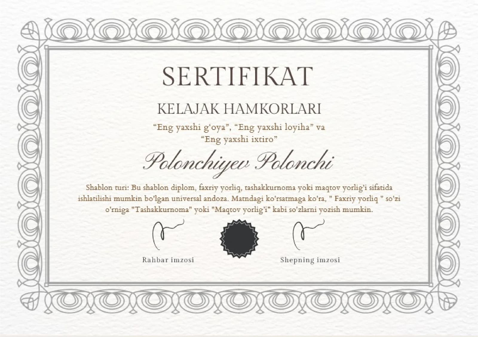 SERTIFIKAT