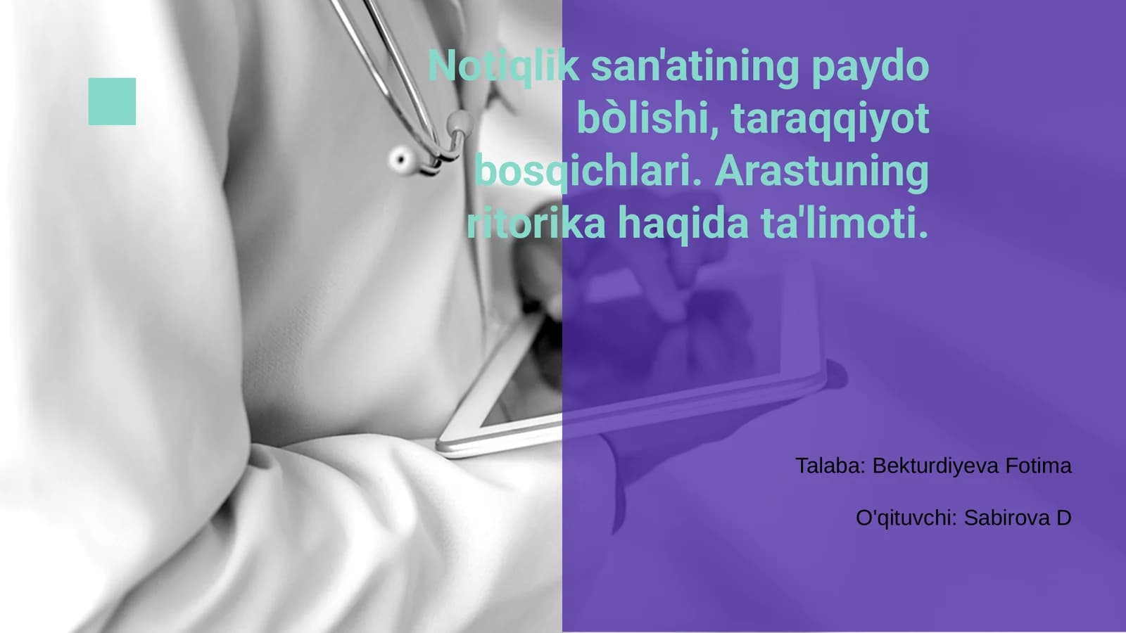 Notiqlik san'ati bosqichlari