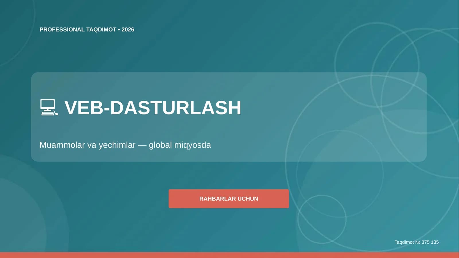 VEB-DASTURLASH