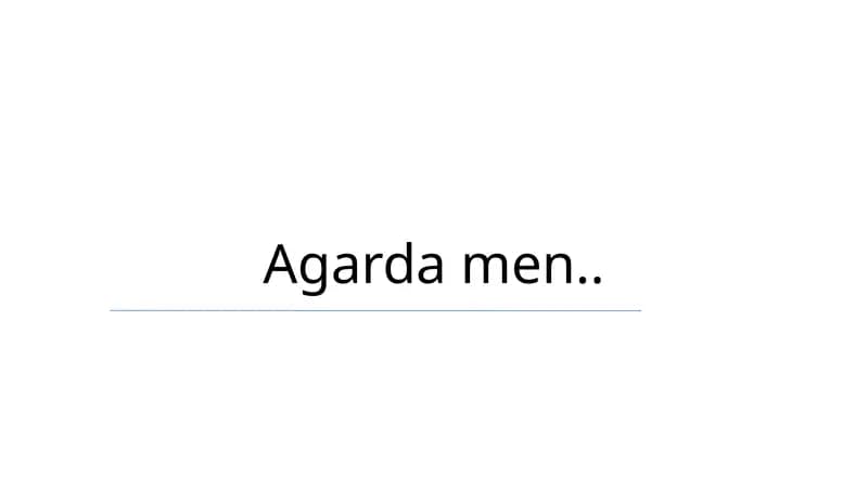 Agar Men