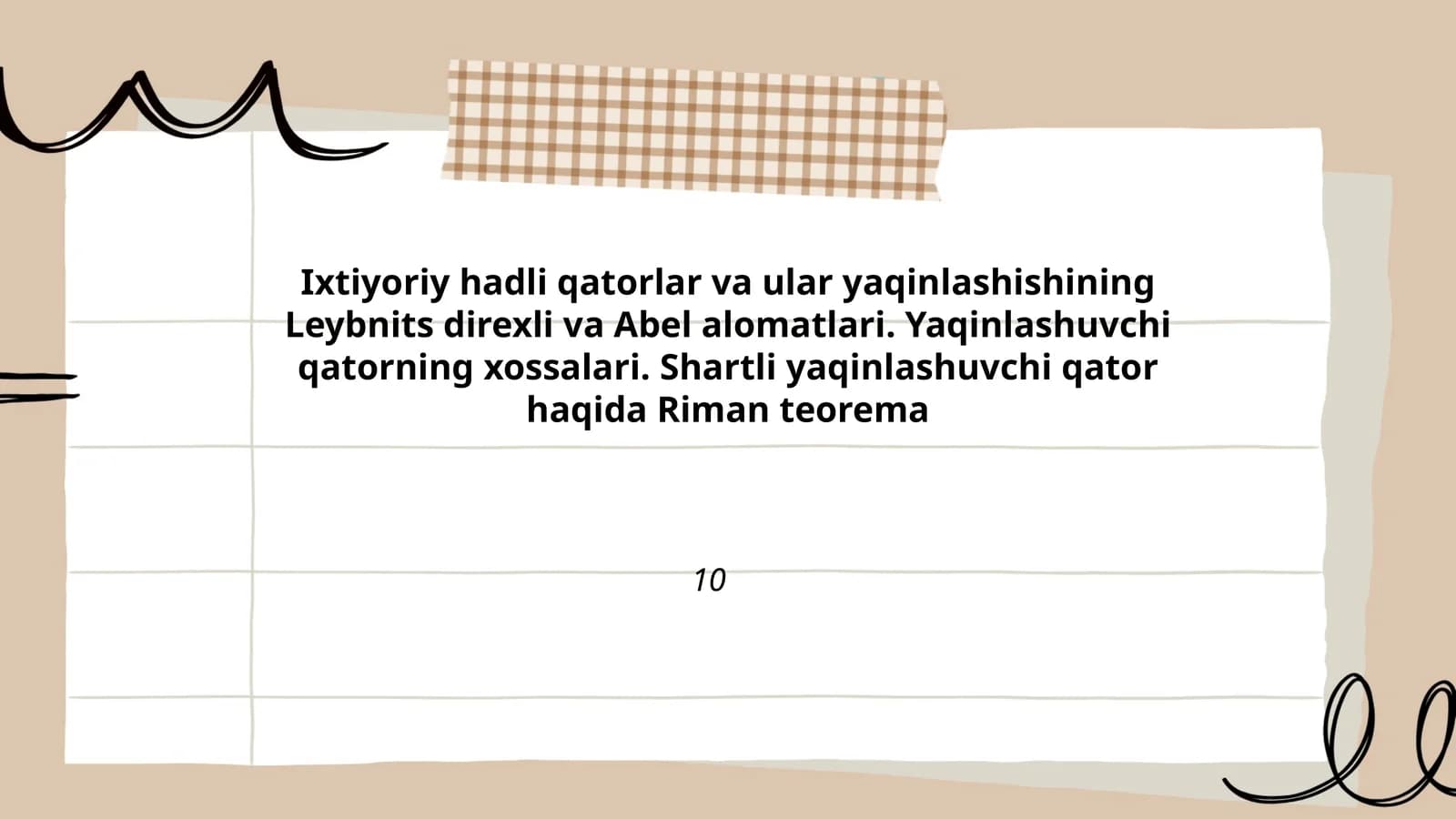 Yaqinlashishning Leybnits direxli va Abel alomatlari