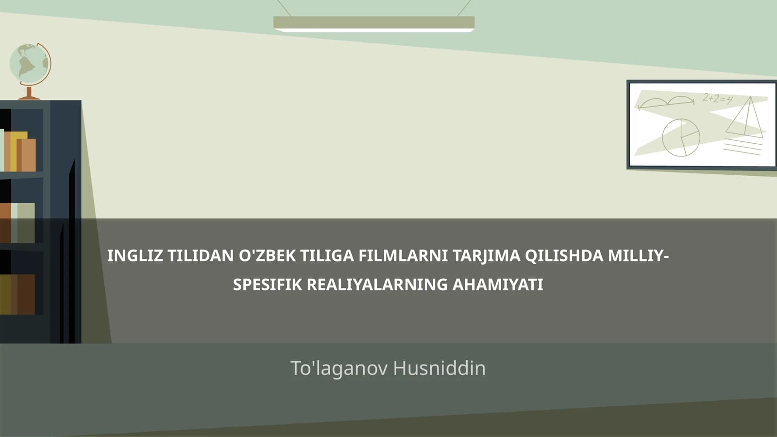 INGLIZ TILIDAN O'ZBEK TILIGA FILMLARNI TARJIMA QILISHDA MILLIY-SPESIFIK REALIYALARNING AHAMIYATI