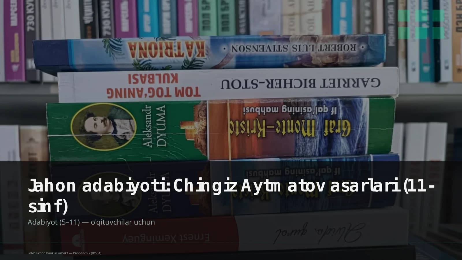 Jahon adabiyoti: Chingiz Aytmatov asarlari (11-sinf)