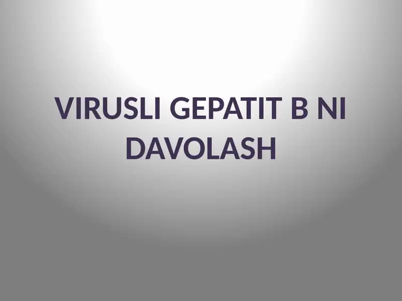 Gepatit B