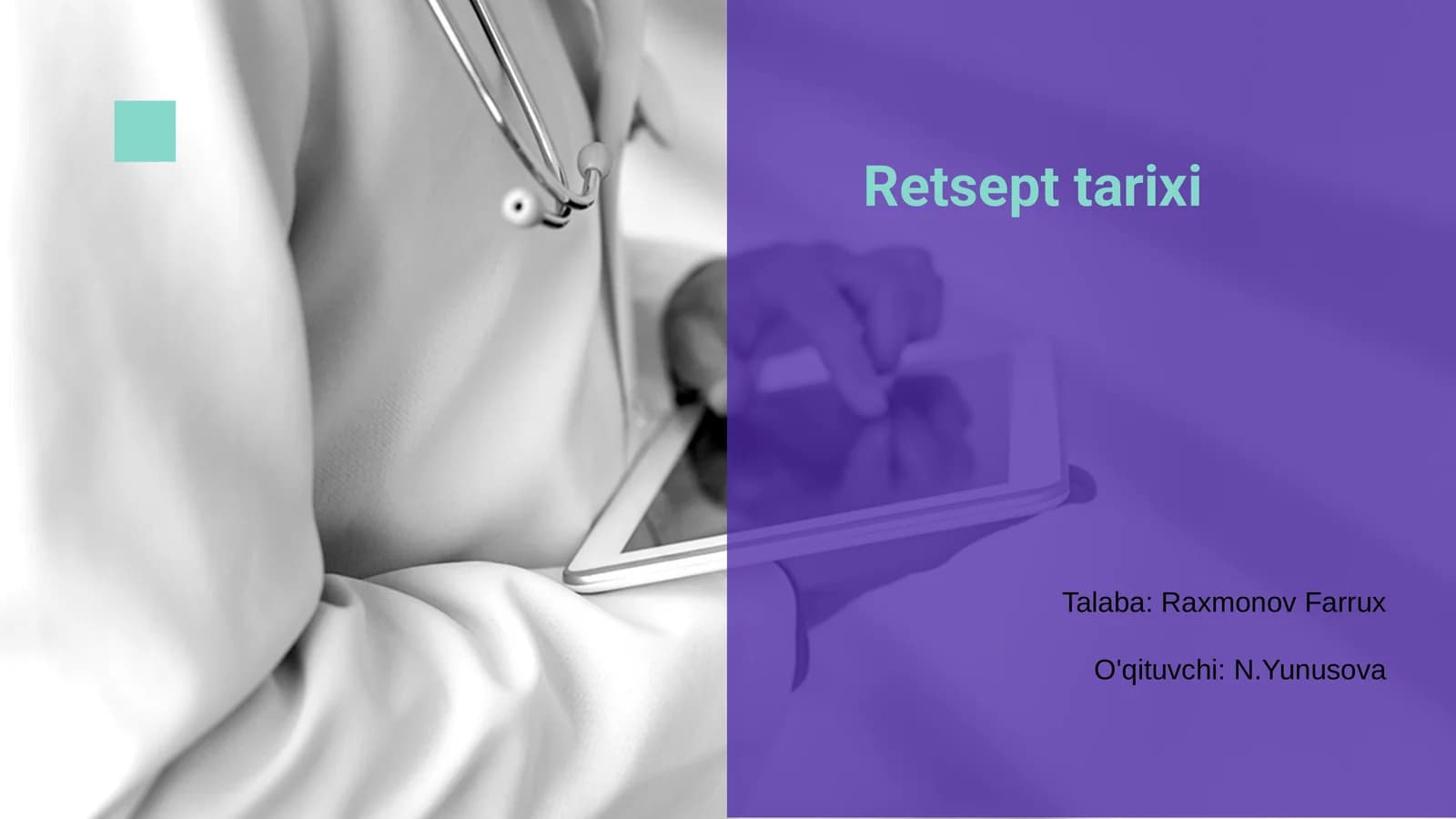 Retsept tarixi