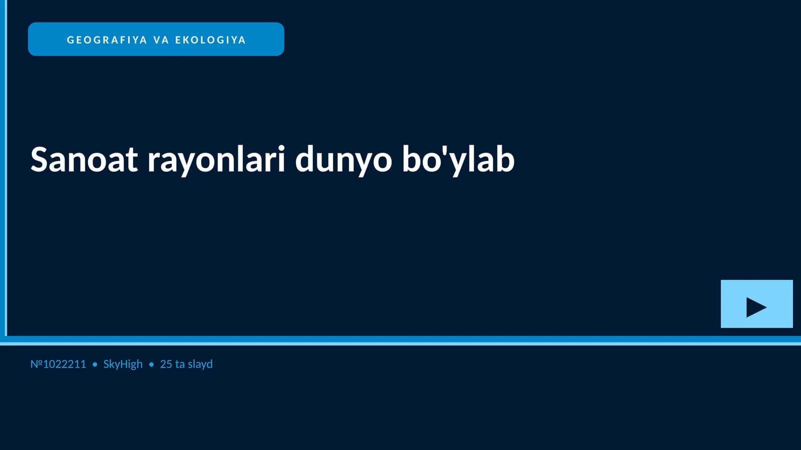Sanoat rayonlari dunyo bo'ylab