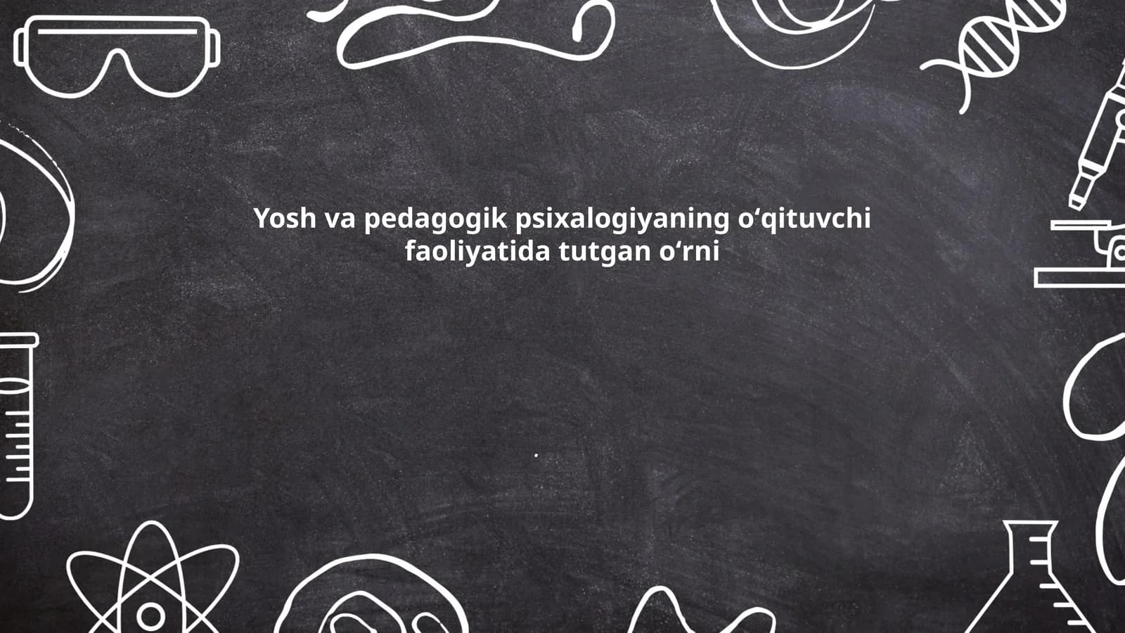 Yosh va pedagogik psixologiya