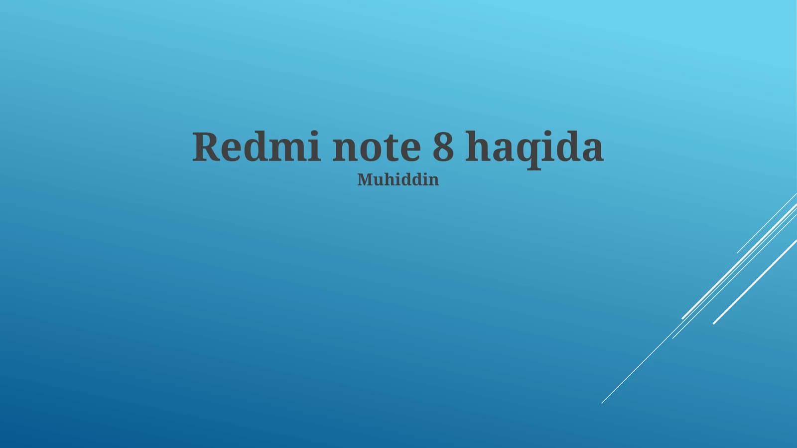 Redmi Note 8