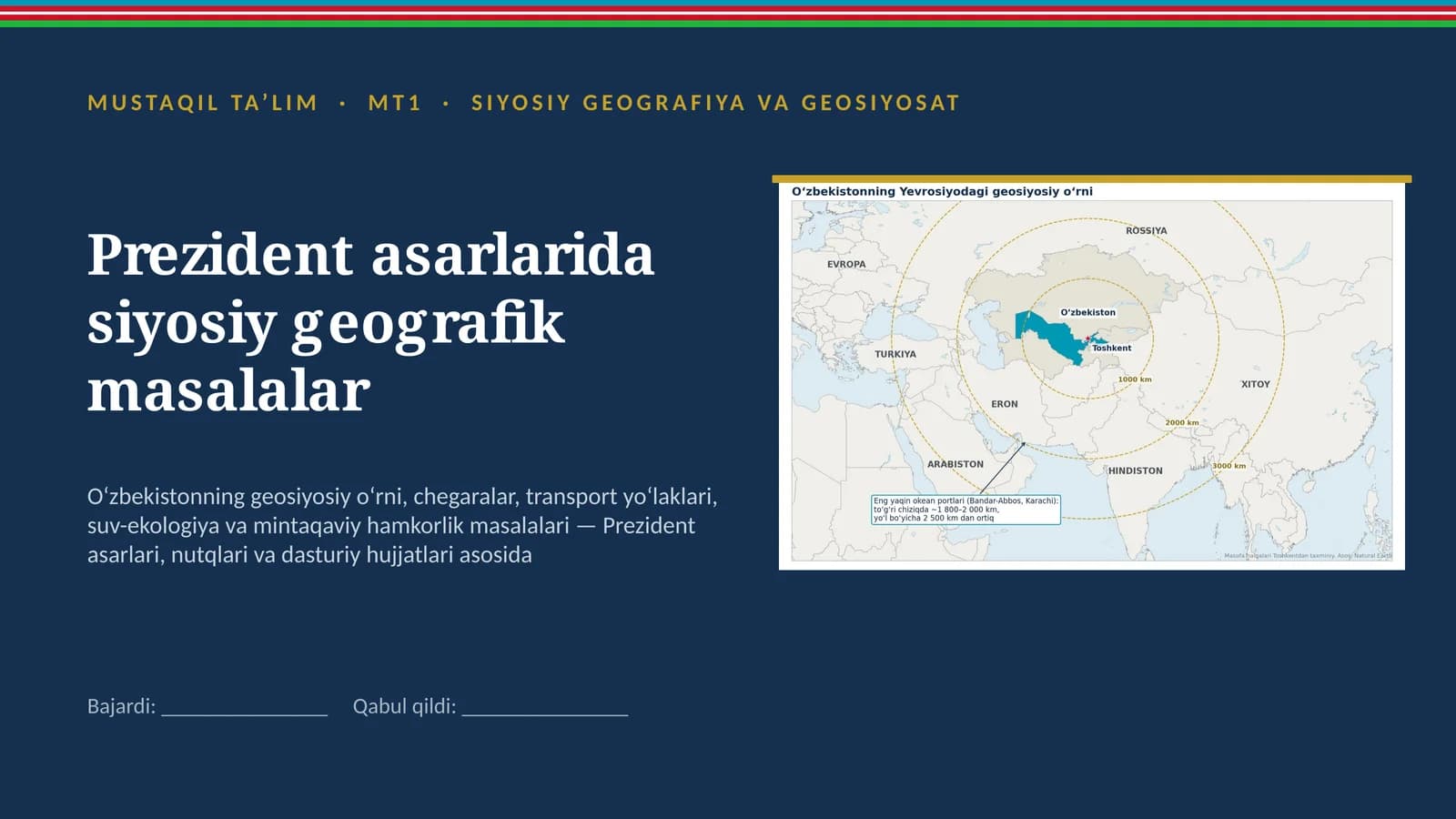 prezident asarlarida siyosiy geografik masalalar ppt