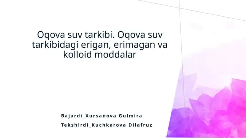 Oqovasuvlar