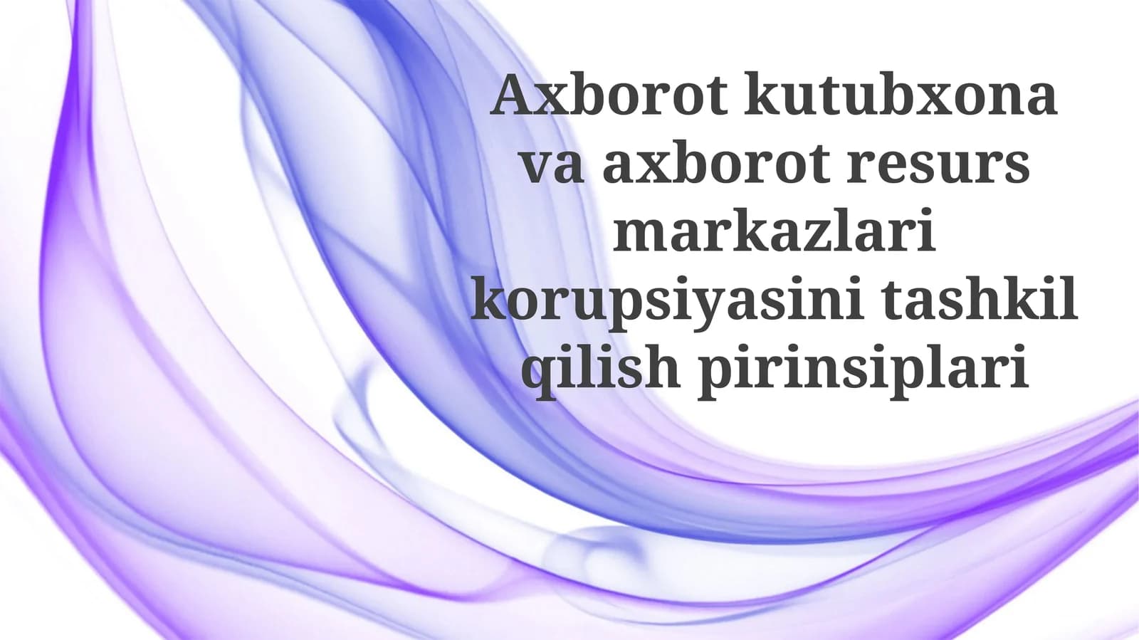 Korruptsiya va ularning mexanizmlari