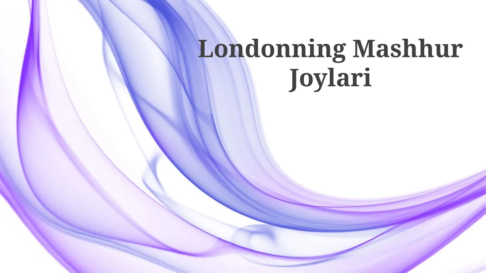 Londonning Mashhur Joylari