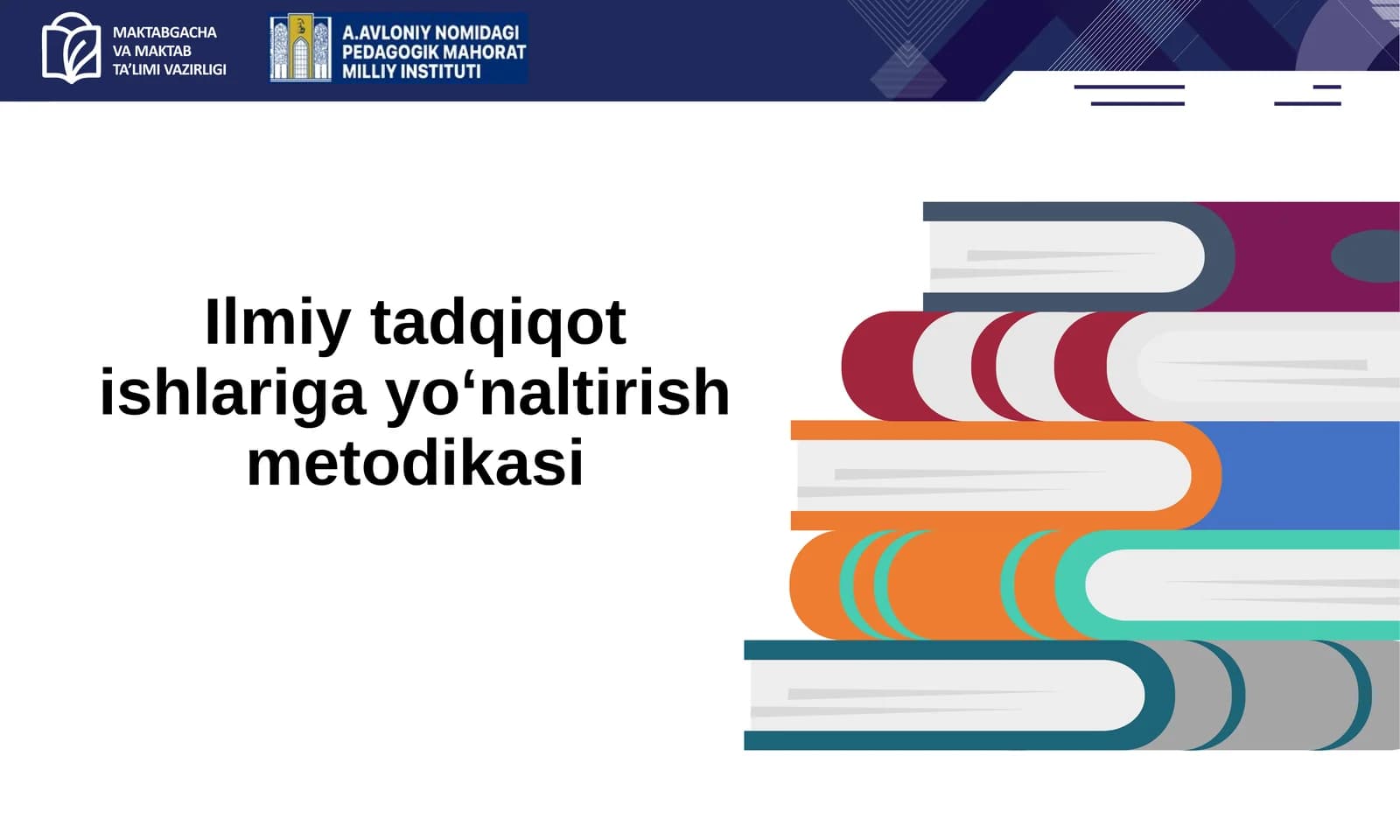 Ilmiy tadqiqot ishlariga yo‘naltirish metodikasi