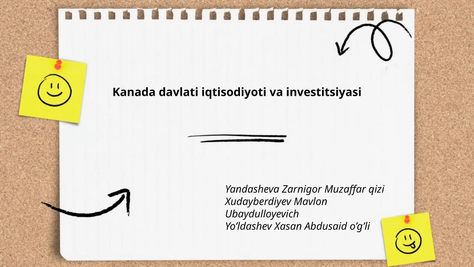 Kanada davlati iqtisodiyoti va investitsiyasi