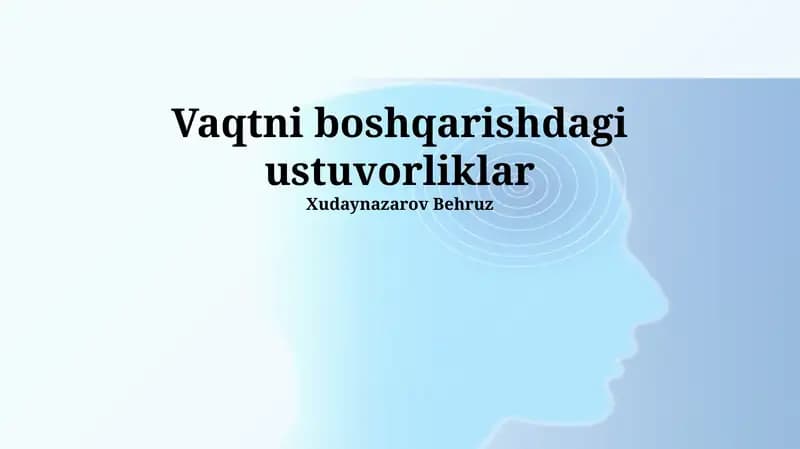 Ish va shaxsiy hayot muvozanati