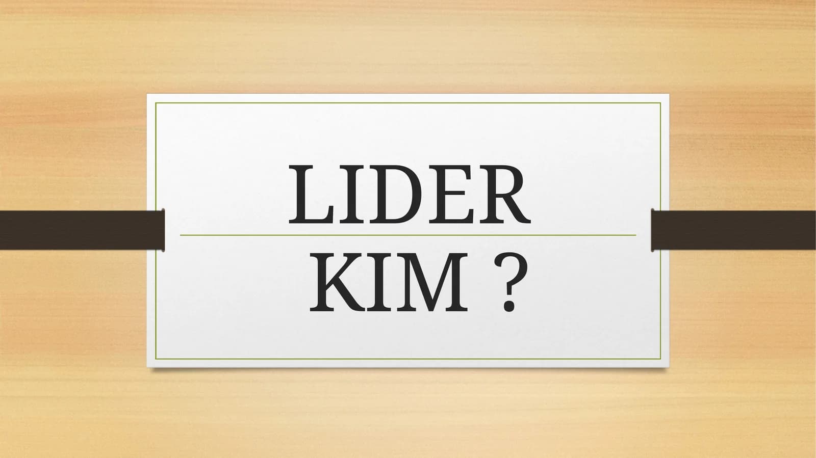 LIDERKIM?