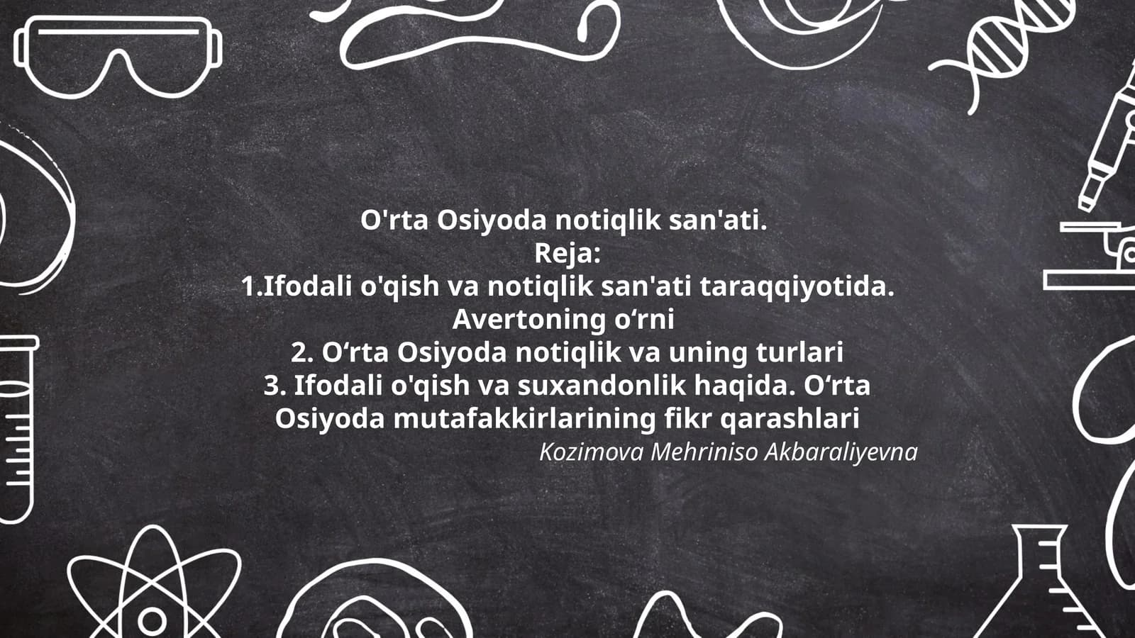 O'rta Osiyoda notiqlik san'ati