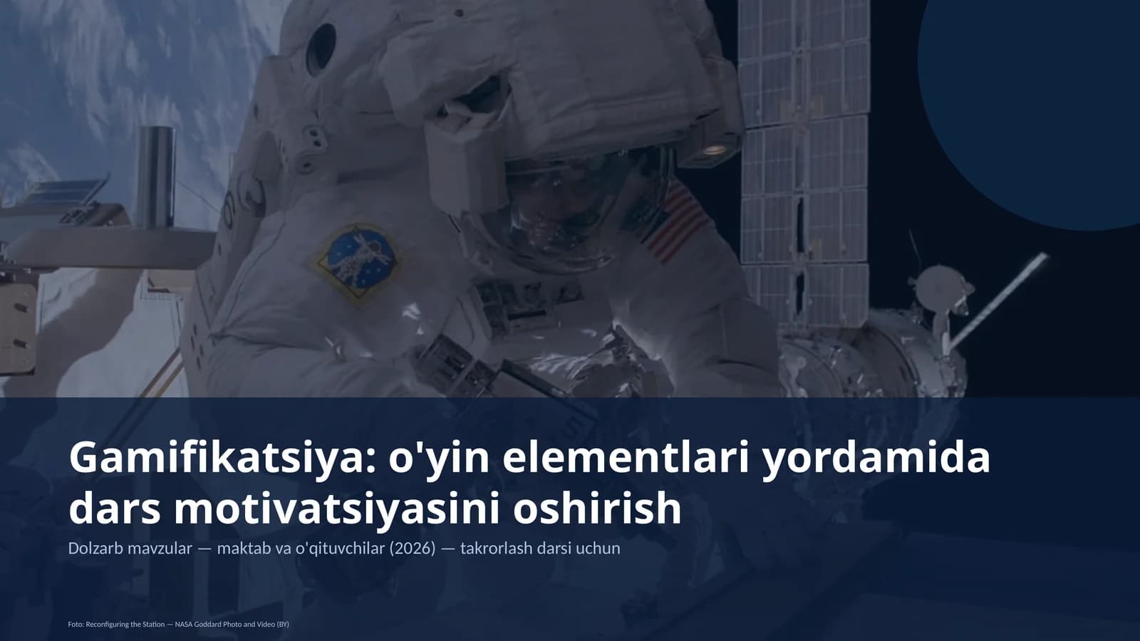 Gamifikatsiya: o'yin elementlari yordamida dars motivatsiyasini oshirish