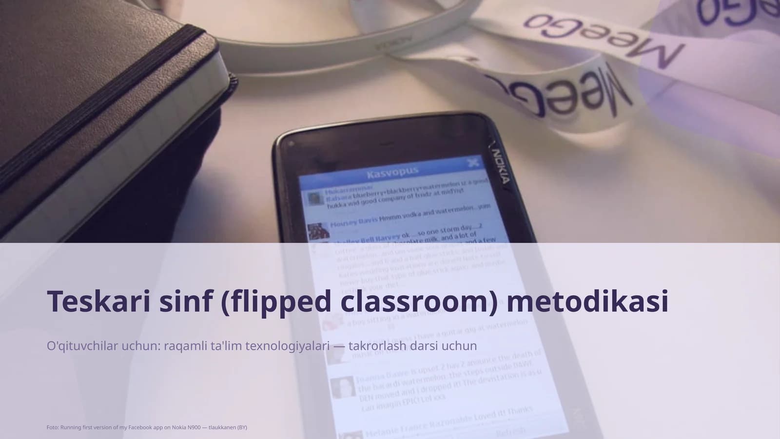 Teskari sinf (flipped classroom) metodikasi