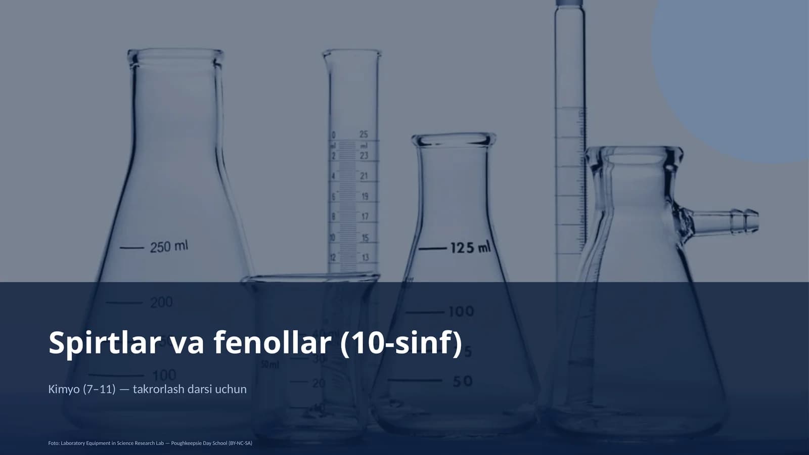 Spirtlar va fenollar (10-sinf)