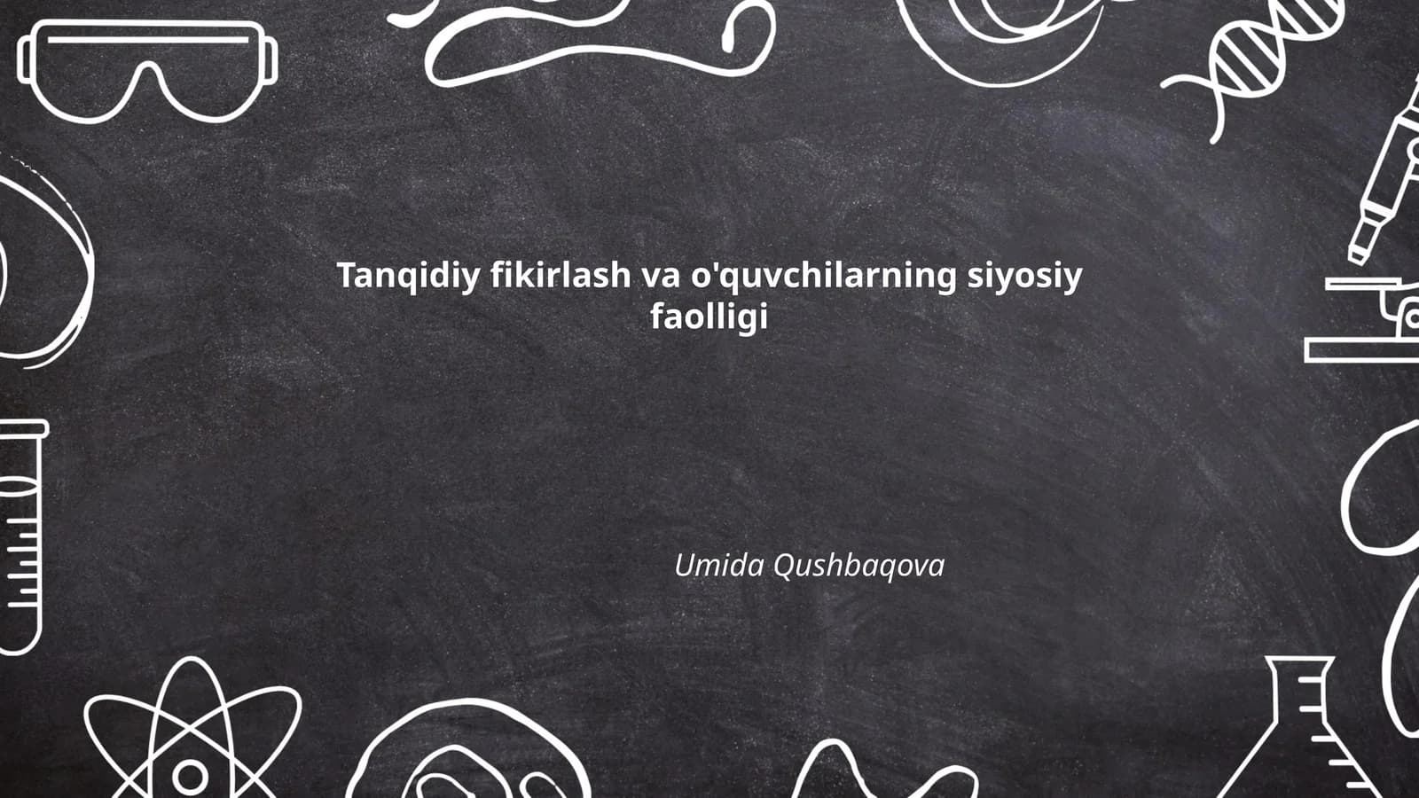 Tanqidiy fikirlash va o'quvchilarning siyosiy faolligi