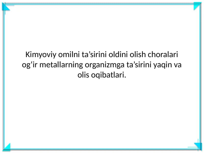 Kimyoviy omil