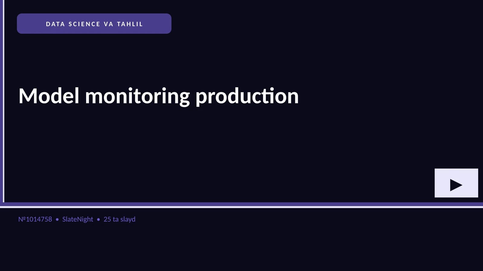DATA SCIENCE VA TAHLIL