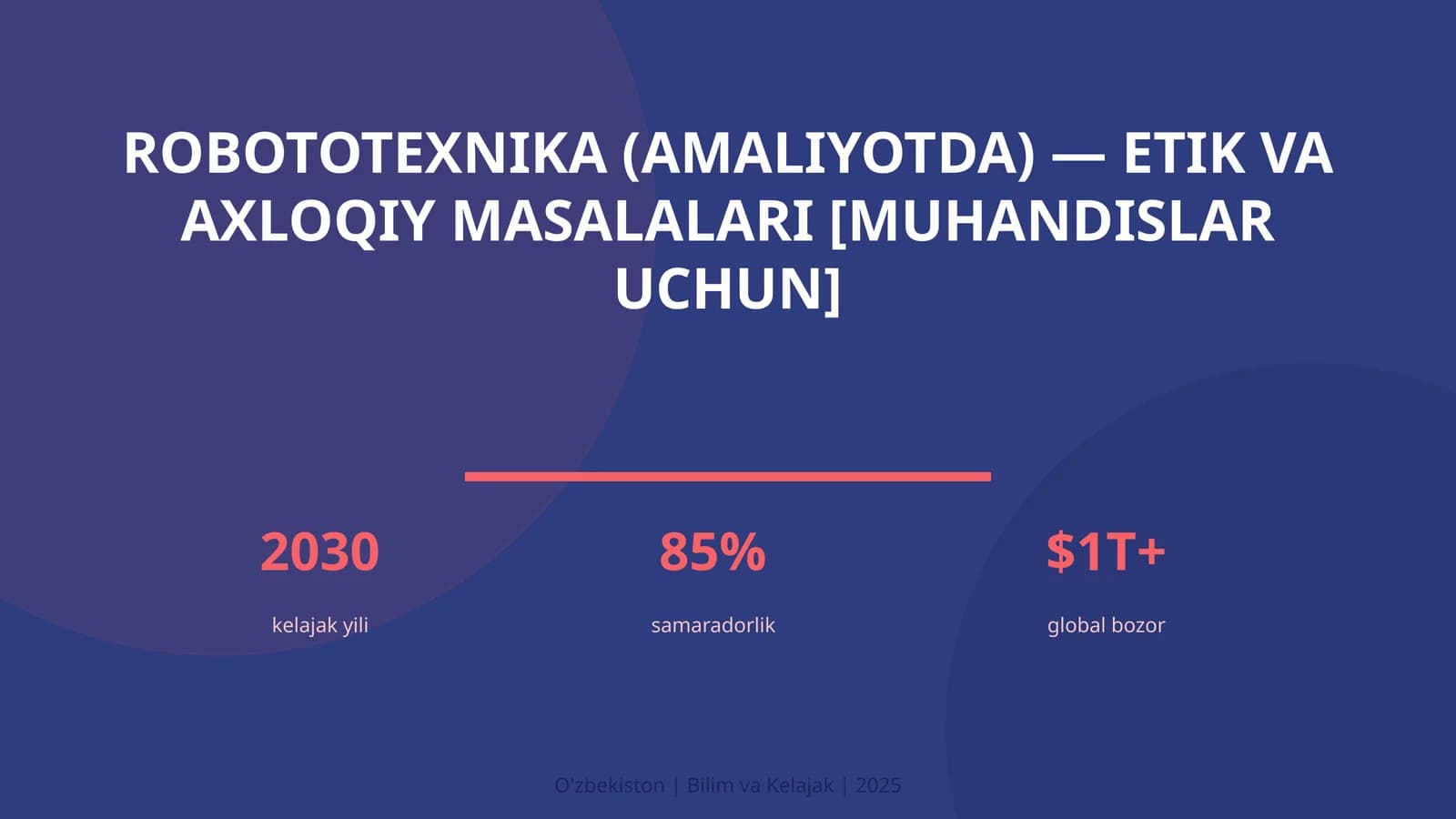 Robototexnika (amaliyotda) — etik va axloqiy masalalari [muhandislar uchun]
