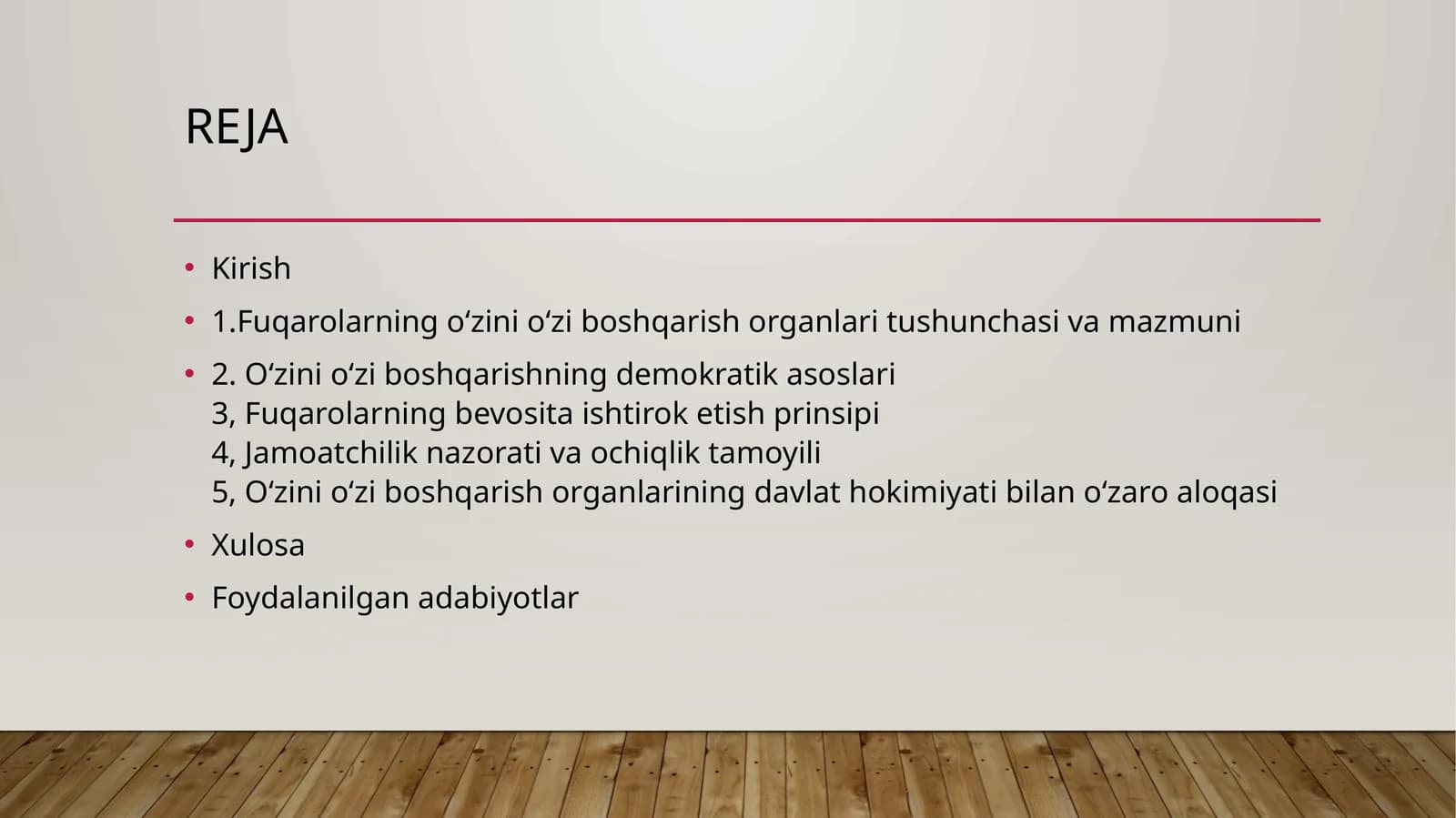 Fuqarolarning o‘zini o‘zi boshqarish organlari