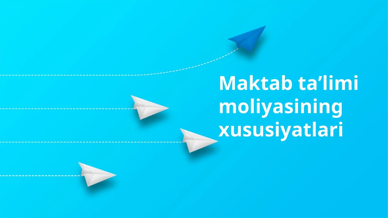 Maktab taʼlimi moliyasining xususiyatlari