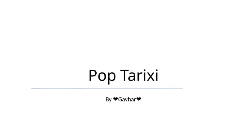 Pop Tarixi