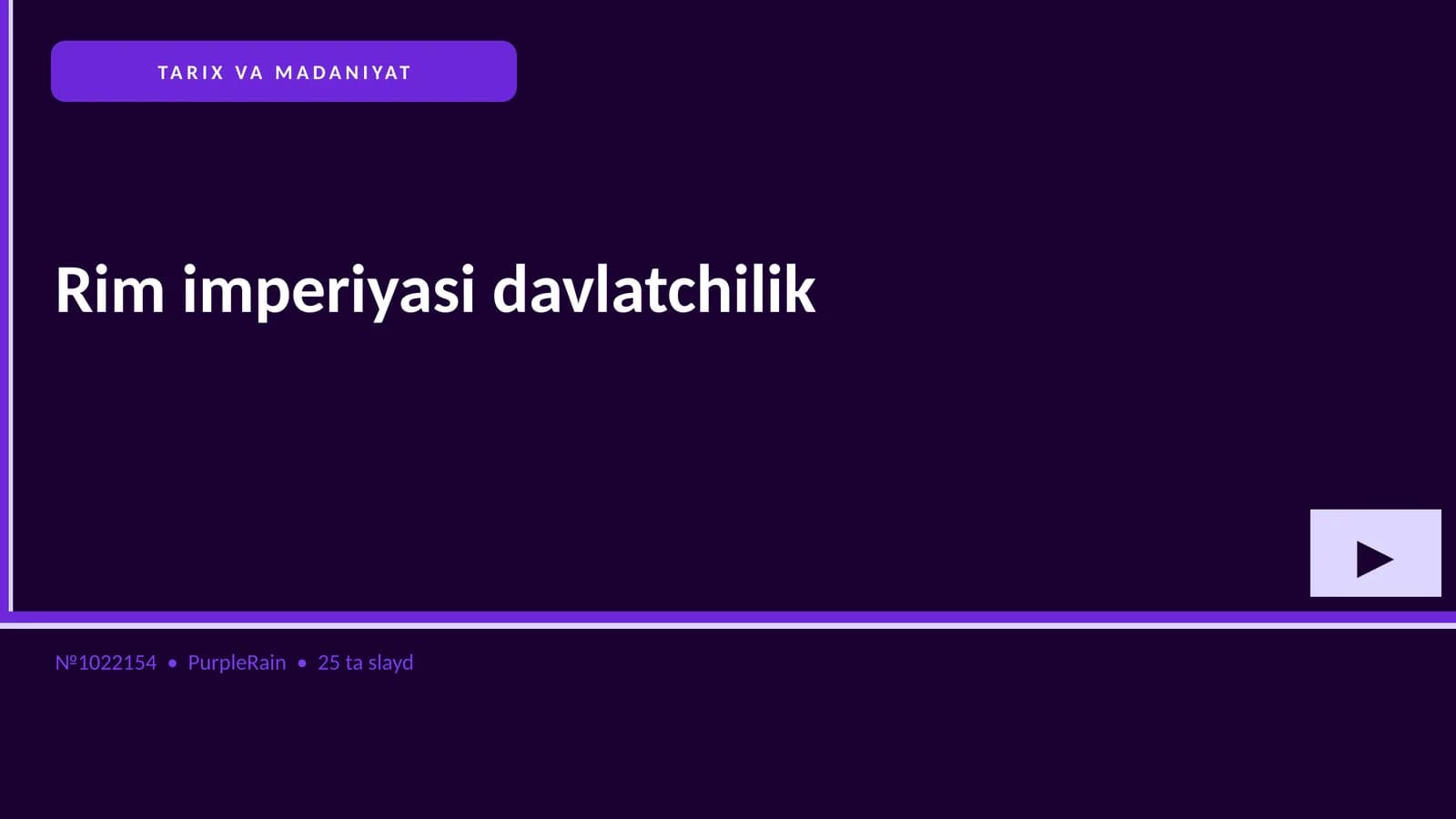 Rim imperiyasi davlatchilik