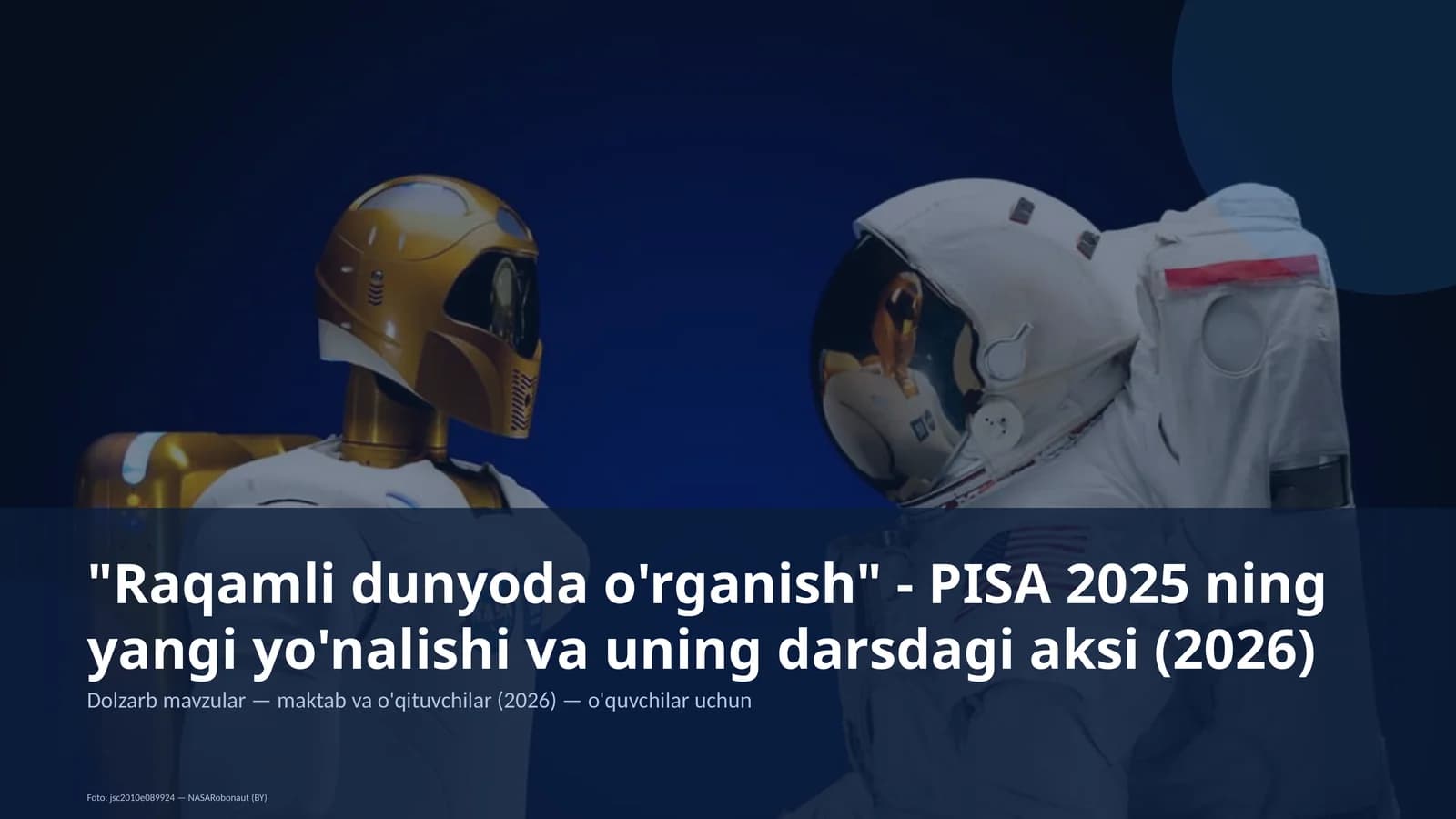 Dolzarb mavzular — maktab va o'qituvchilar (2026) — o'quvchilar uchun