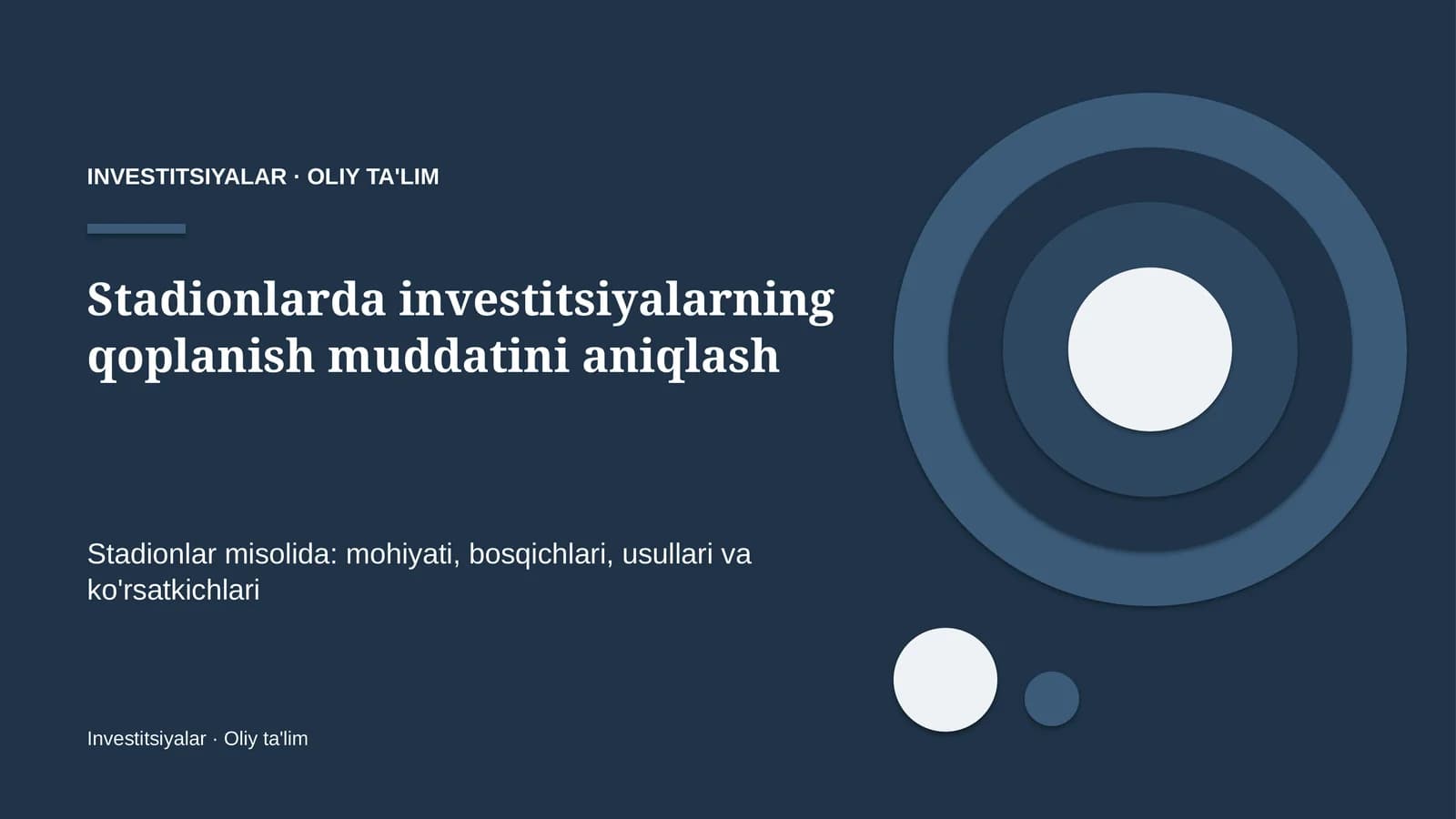 stadionlarda investitsiyalarning qoplanish muddatini aniqlash 4515