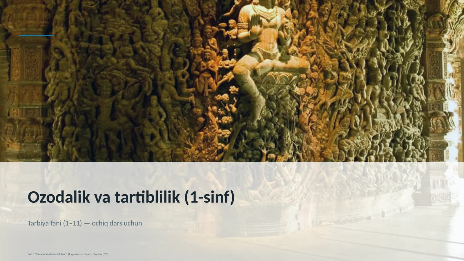 Ozodalik va tartiblilik (1-sinf)