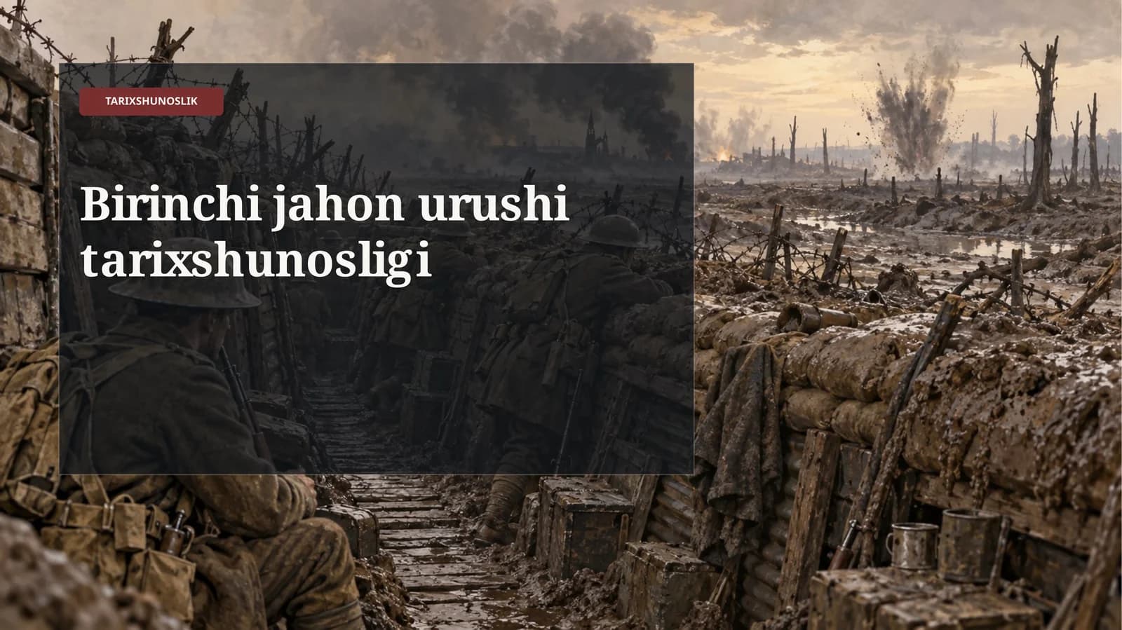 Birinchi jahon urushi tarixshunosligi
