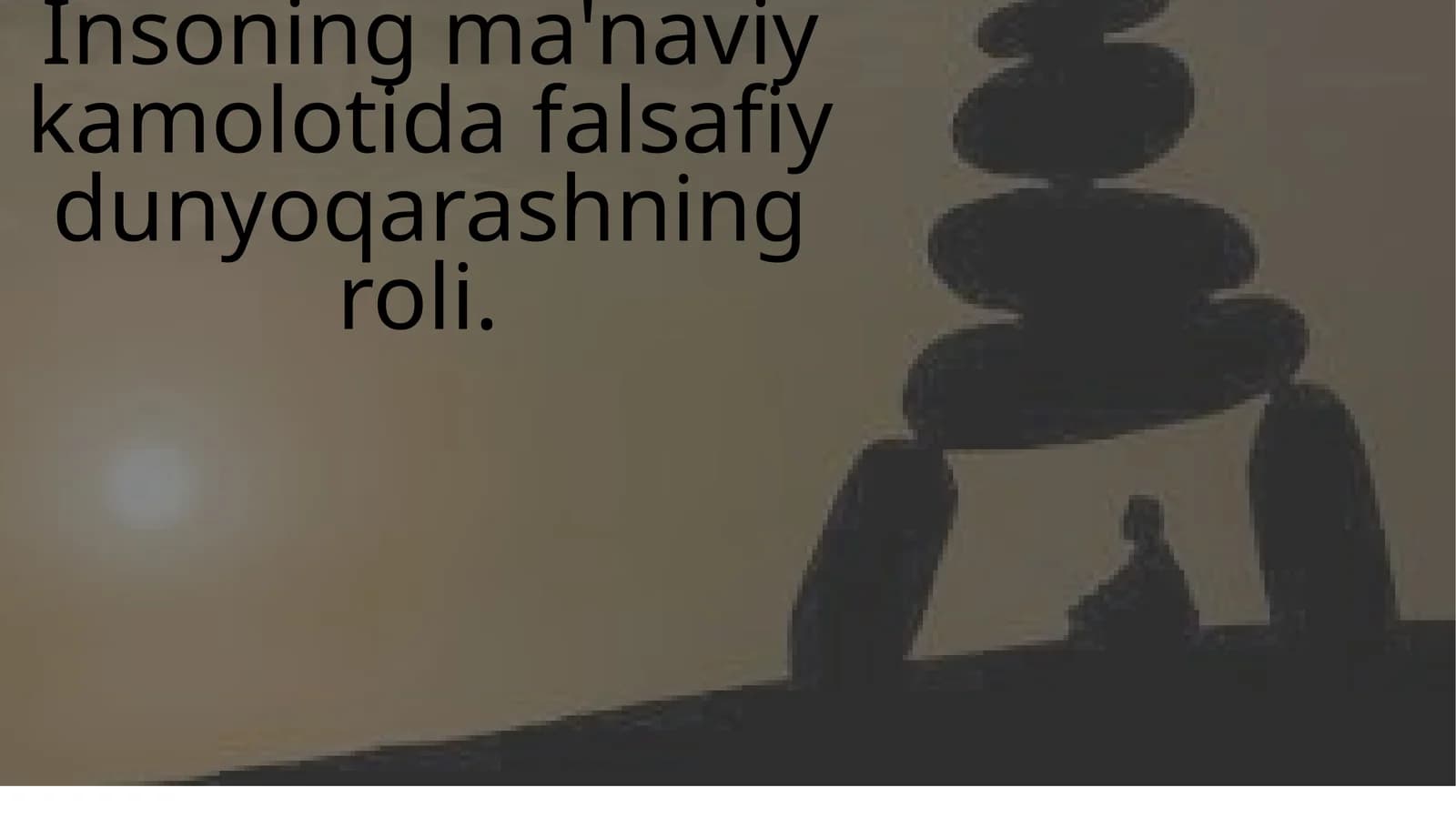 taqdimot falsafa