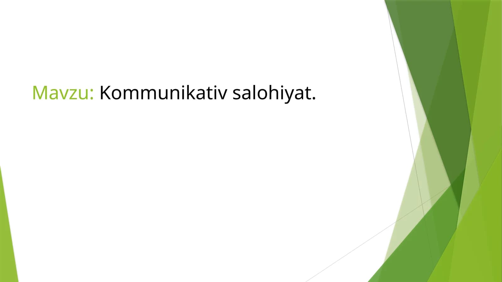 Kommunikativ salohiyat