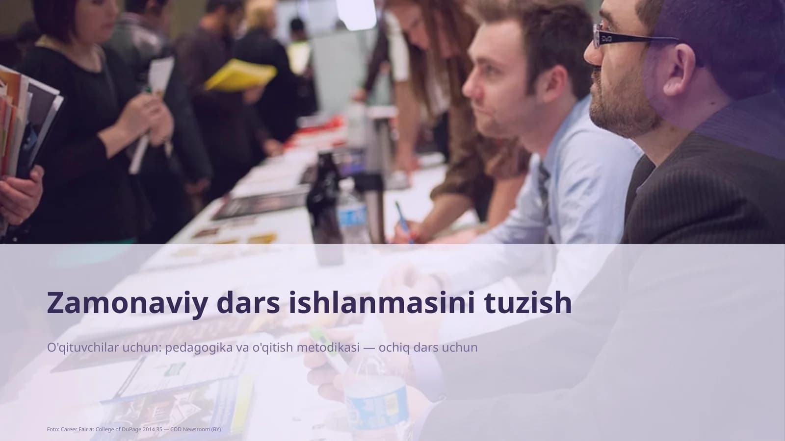 Zamonaviy dars ishlanmasini tuzish
