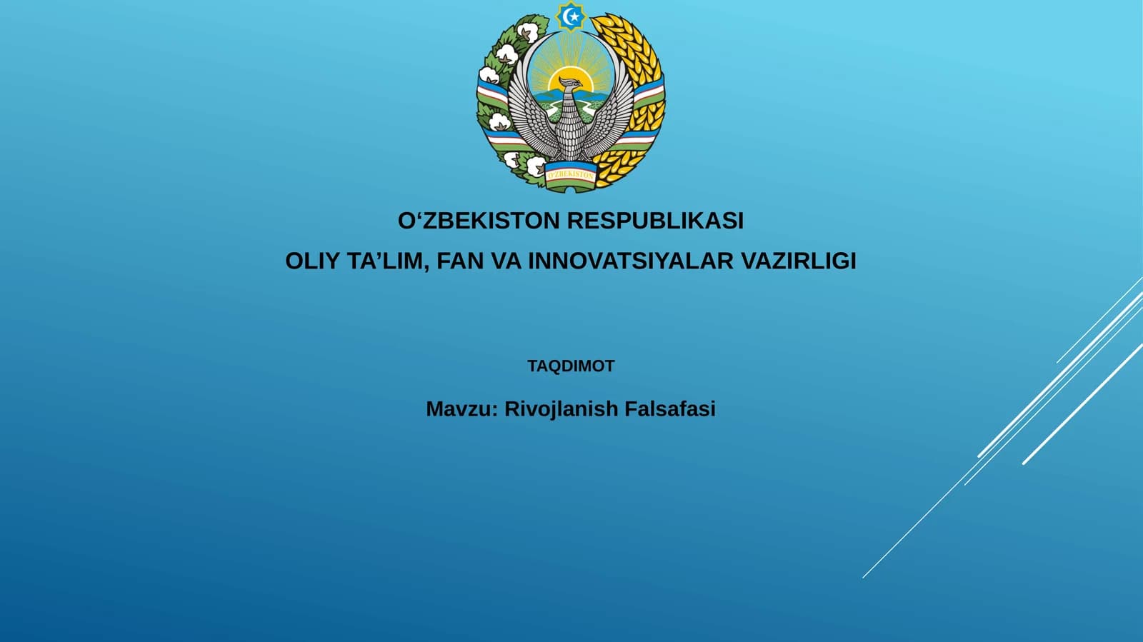 Rivojlanish Falsafasi