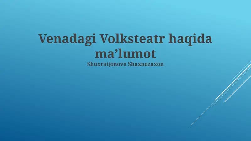 Venadagi Volksteatr