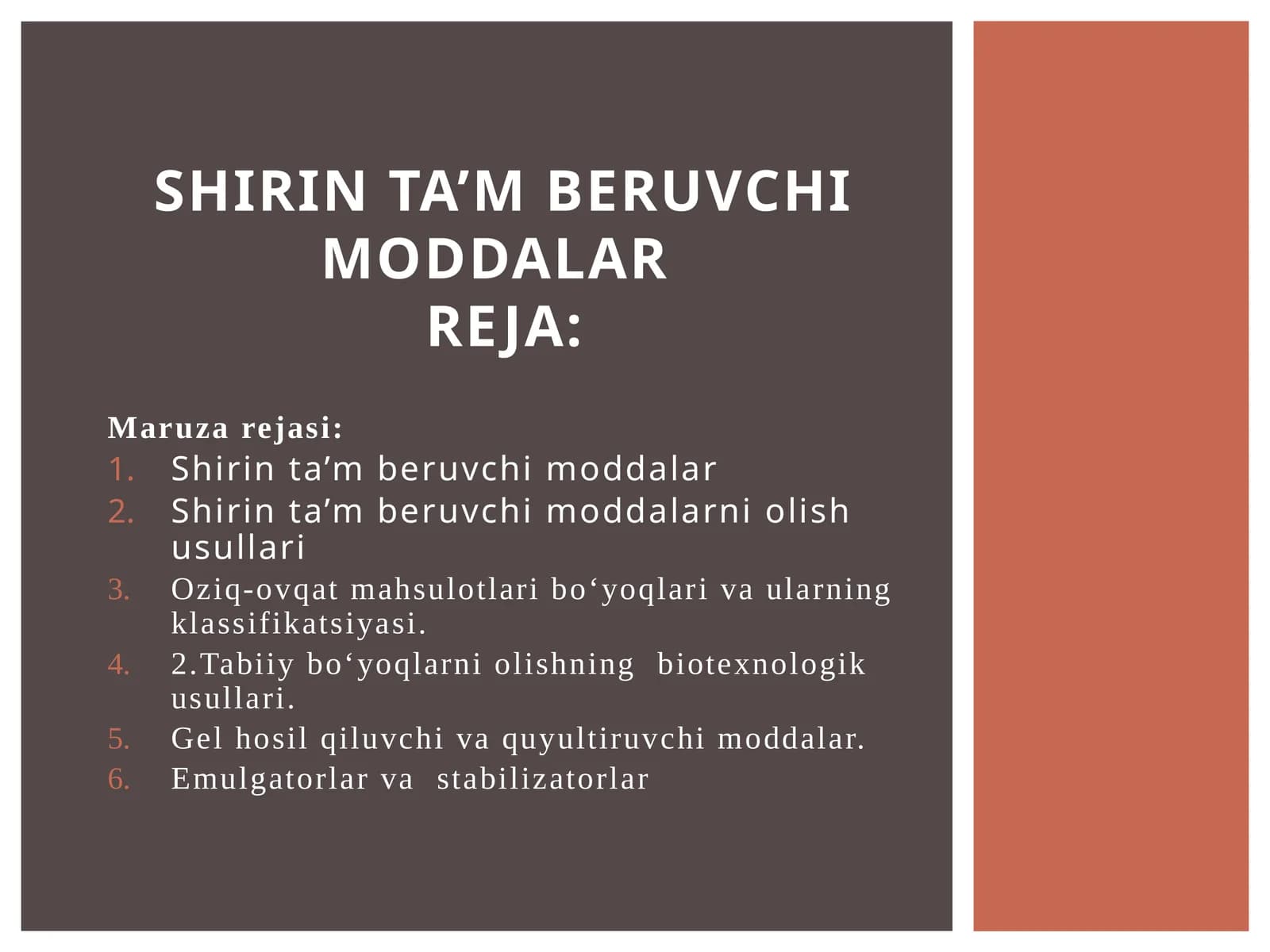 Shirinta’m beruvchimoddalar