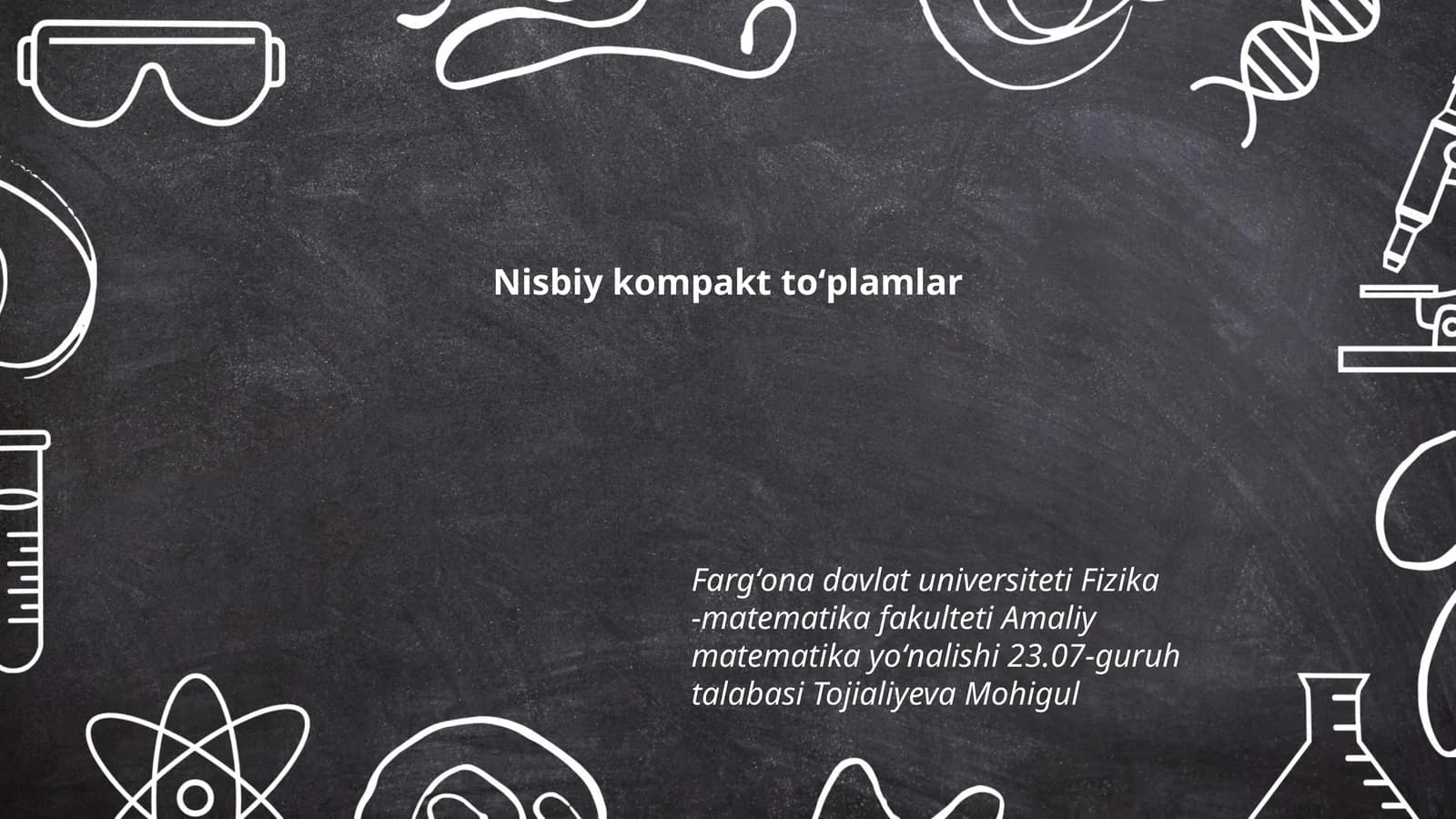 Nisbiy kompakt toʻplamlar