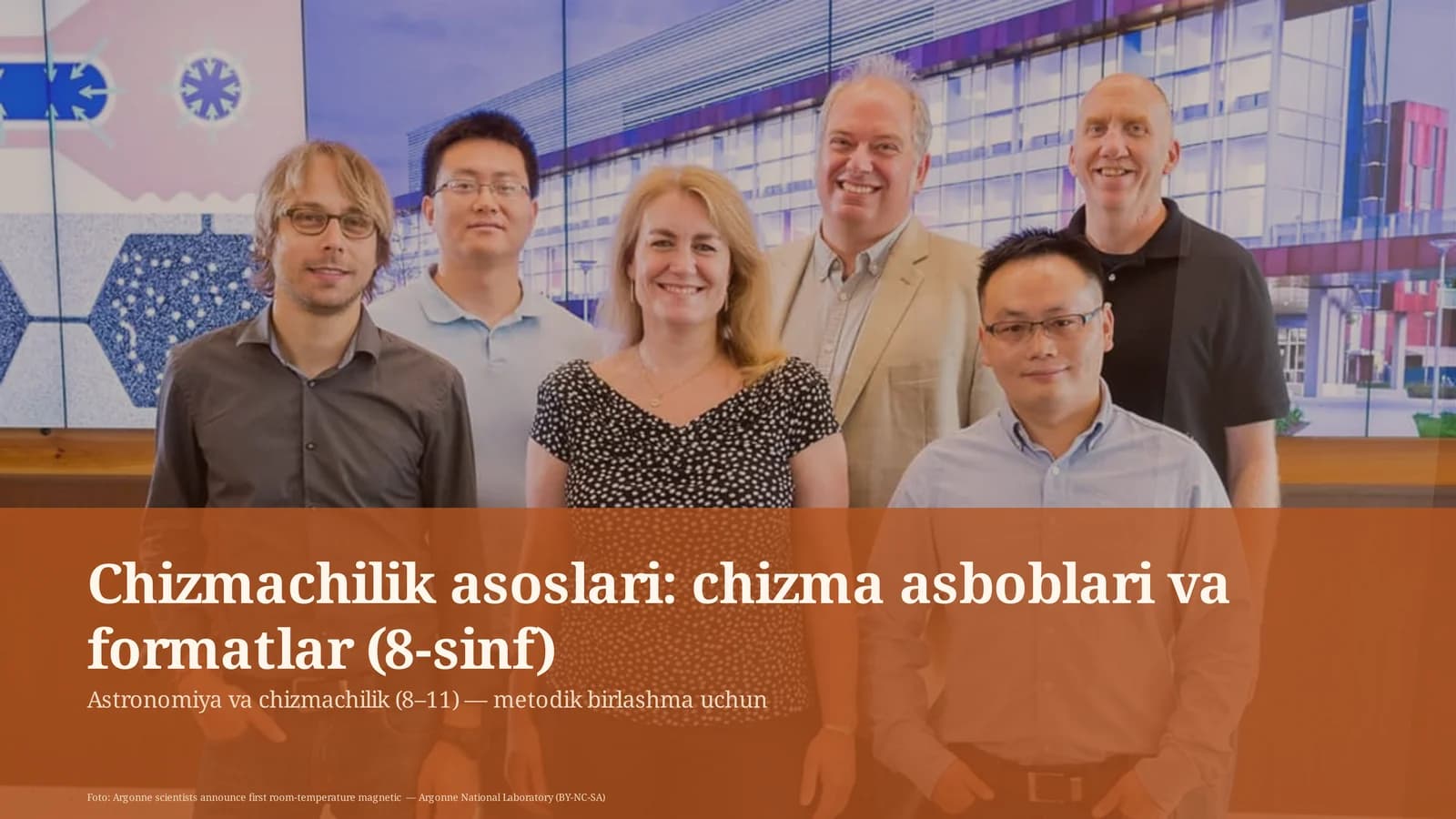 Chizmachilik asoslari: chizma asboblari va formatlar (8-sinf)