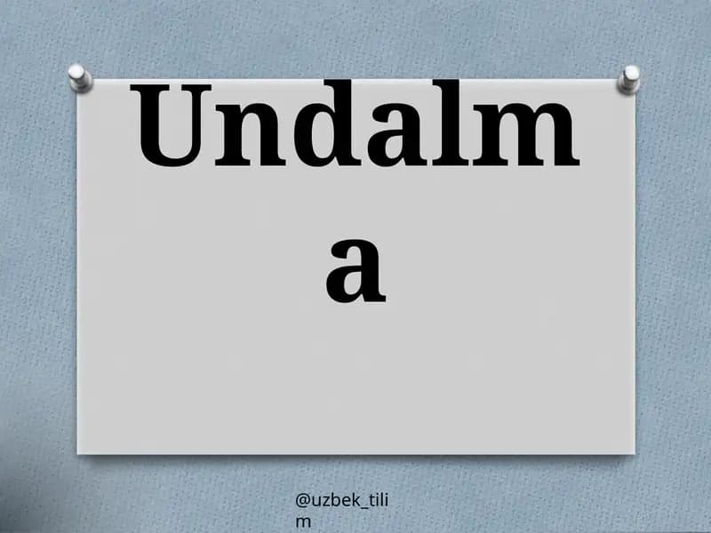 Undalma