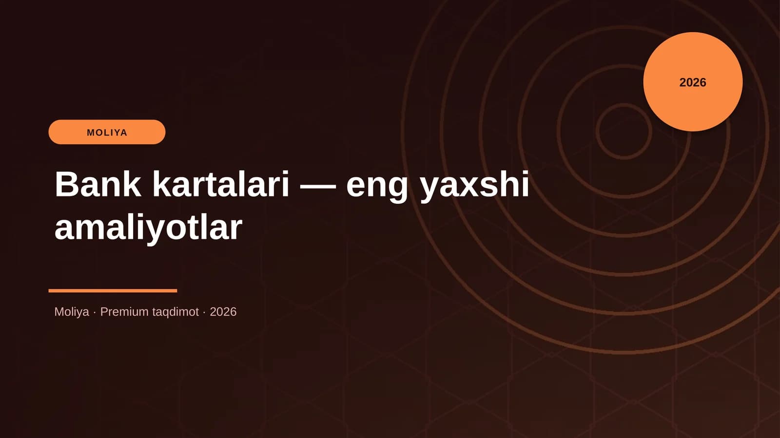 Bank kartalari — eng yaxshi amaliyotlar